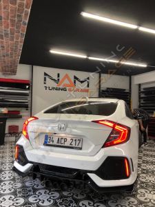 Honda Civic FC5 Type-R Arka Tampon 2016-2020 IÇIN UYUMLU