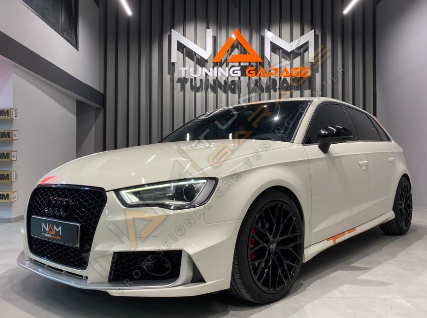 A3 SEDAN RS3 ÖN TAMPON PANJUR SETI 2013-2016 IÇIN UYUMLU