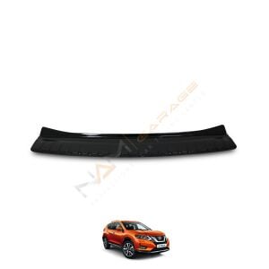 Nissan X-Trail Arka Tampon Eşiği 2017-2021 Tampon Üstü Koruma Parlak / Mat Siyah