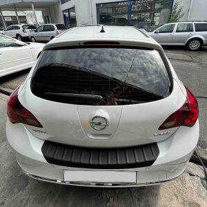 Opel Astra J Arka Tampon Eşiği HATCHBACK 2012-2018 Tampon Üstü Koruma Parlak / Mat Siyah