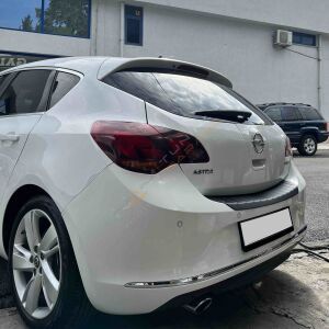 Opel Astra J Arka Tampon Eşiği HATCHBACK 2012-2018 Tampon Üstü Koruma Parlak / Mat Siyah