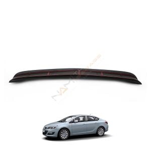 Opel Astra J Arka Tampon Eşiği SEDAN 2012-2018 Tampon Üstü Koruma Parlak / Mat Siyah