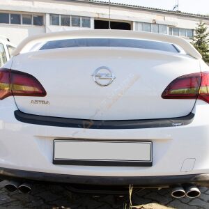 Opel Astra J Arka Tampon Eşiği SEDAN 2012-2018 Tampon Üstü Koruma Parlak / Mat Siyah