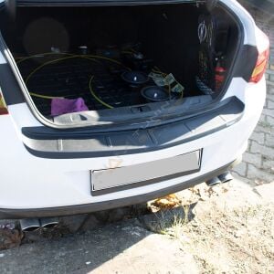 Opel Astra J Arka Tampon Eşiği SEDAN 2012-2018 Tampon Üstü Koruma Parlak / Mat Siyah