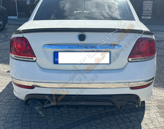 Fiat Linea Makyajlı Difüzör Arka Ek (Plastik)