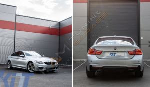 BMW F36 MT BODY KIT Ön -Arka-Yan Ekler Çift çıkış 2015-2019 IÇIN UYUMLU
