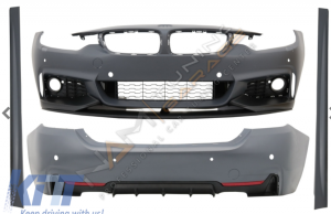 BMW F36 MT BODY KIT Ön -Arka-Yan Ekler Çift çıkış 2015-2019 IÇIN UYUMLU