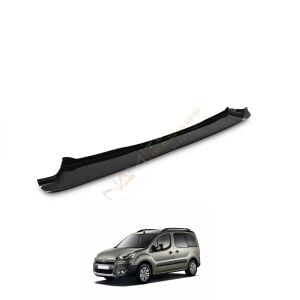 Peugeot Partner Arka Tampon Eşiği 2009-2015 Tampon Üstü Koruma Parlak / Mat Siyah