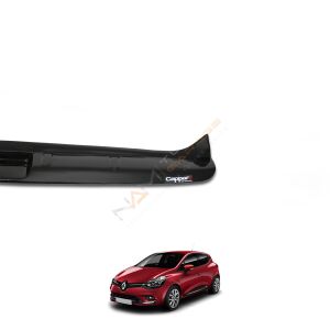 Renault Clio 4 Arka Tampon Eşiği 2012-2020 Tampon Üstü Koruma Parlak / Mat Siyah