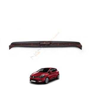 Renault Clio 4 Arka Tampon Eşiği 2012-2020 Tampon Üstü Koruma Parlak / Mat Siyah