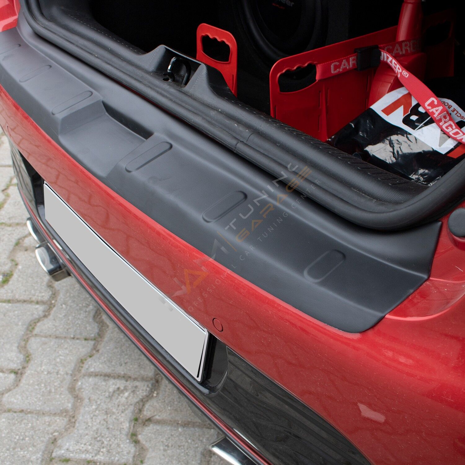 Renault Clio 4 Arka Tampon Eşiği 2012-2020 Tampon Üstü Koruma Parlak / Mat Siyah