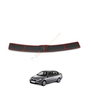 Renault Symbol Arka Tampon Eşiği 2008-2013 Tampon Üstü Koruma Parlak / Mat Siyah