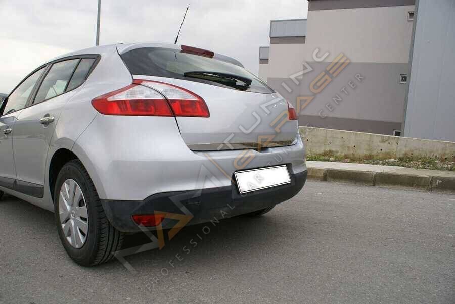 Renault Megane 3 Krom Bagaj Alt Çıtası 2010-2015 Paslanmaz Çelik