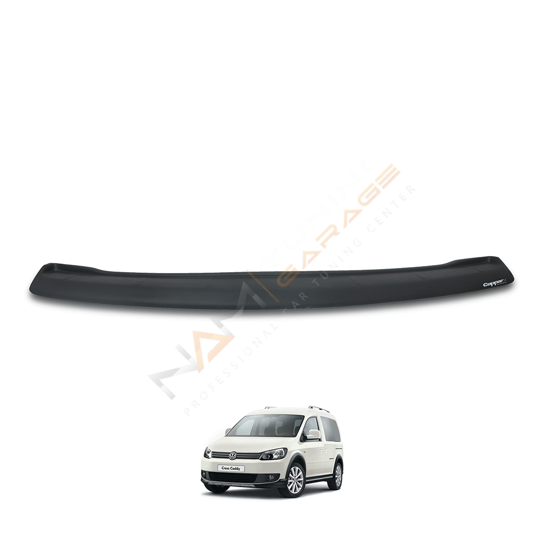 Caddy Arka Tampon Eşiği 2010-2015 arası Tampon Üstü Koruma Parlak / Mat Siyah