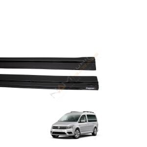 Caddy 2015-2020 Yan Ek Marşpiyel 2 Parça Parlak Siyah