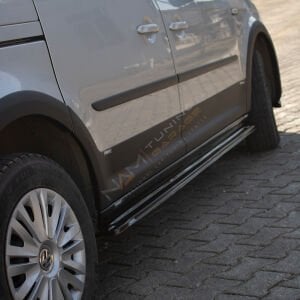 Caddy 2015-2020 Yan Ek Marşpiyel 2 Parça Parlak Siyah