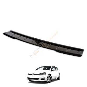 Golf 7 Arka Tampon Eşiği 2013-2021 arası Tampon Üstü Koruma Parlak / Mat Siyah