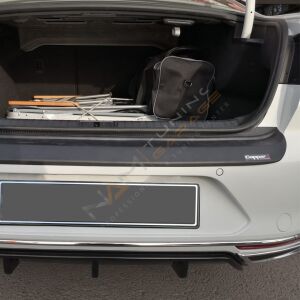Passat B8 Arka Tampon Eşiği 2015+ Tampon Üstü Koruma Parlak / Mat Siyah