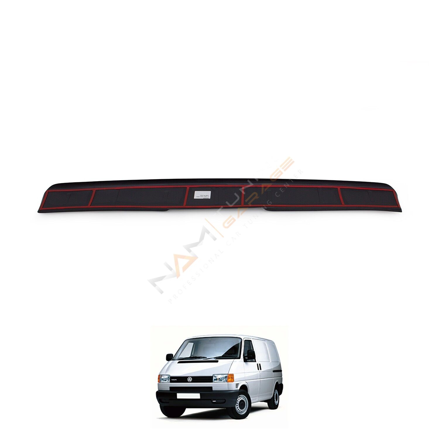 Transporter T4 Arka Tampon Eşiği 1995-2003 arası Tampon Üstü Koruma Parlak / Mat Siyah