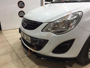 Opel Corsa D Ön Lip Parlak Siyah