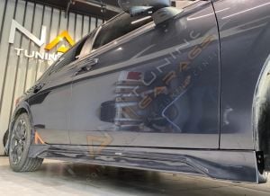 Honda Civic FE Yan Ek Marşpiyel (Plastik) Piano Black 2022+