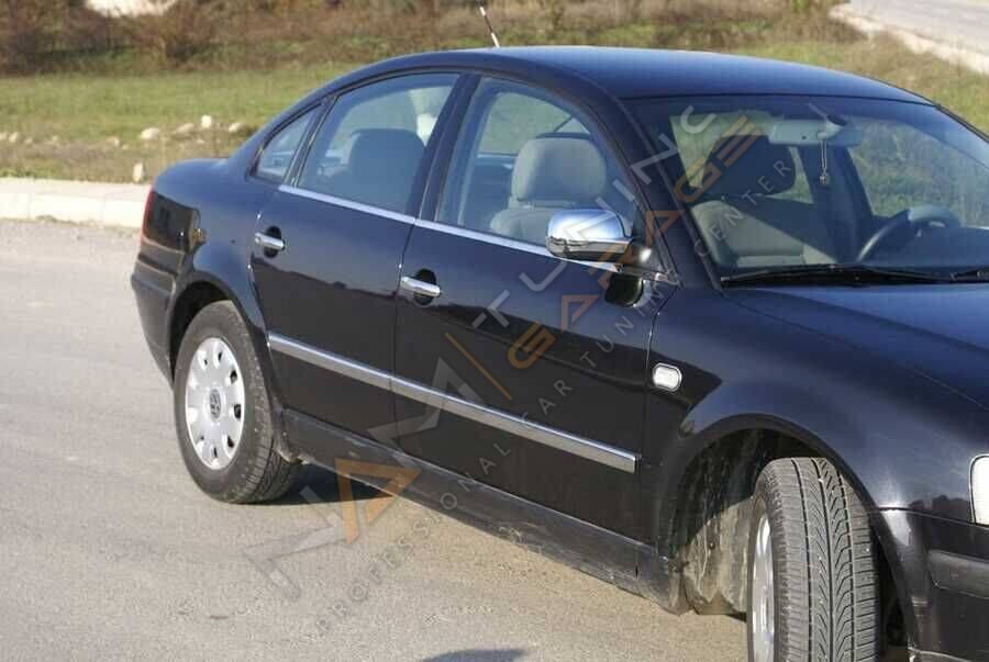 VW Passat B5 Krom Yan Kapı Çıtası 4 Prç. Sedan Stationwagon Uyumlu 1998-2005