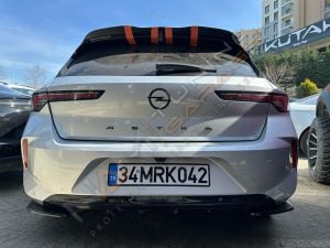 Opel Astra L Body Kit Ön Yan Arka Spoiler Parlak Siyah Set