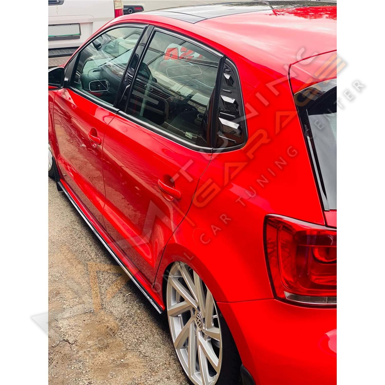 Polo Mk6 Kelebek Cam Vizörü (Plastik) Parlak Siyah 2018+