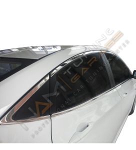 Hyundai Accent Blue Krom Cam Çerçevesi Çıtası 14 parça Tam Tur 2011-2017