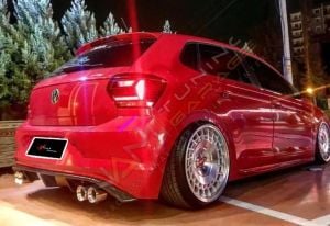 Volkswagen Polo 2018+ Difüzör Rline Parlak Siyah
