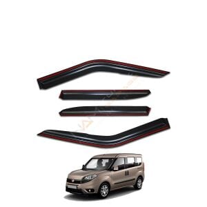 Fiat Doblo Cam Rüzgarlığı 4 Parça 2015-2022