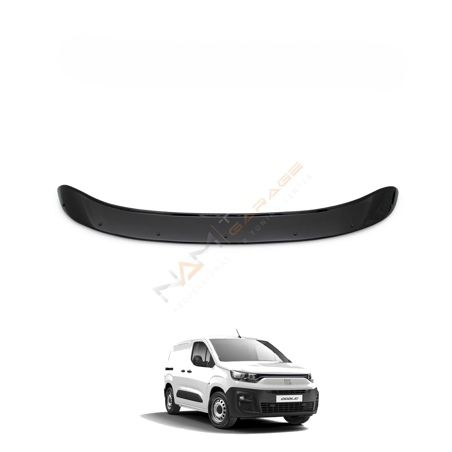 Fiat Doblo Kaput Rüzgarlığı 2023+ Kaput Koruma Parlak Siyah
