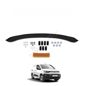 Fiat Doblo Kaput Rüzgarlığı 2023+ Kaput Koruma Parlak Siyah