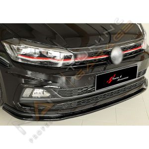 Polo Mk6 GTİ Ön Lip 2018+ Parlak Siyah