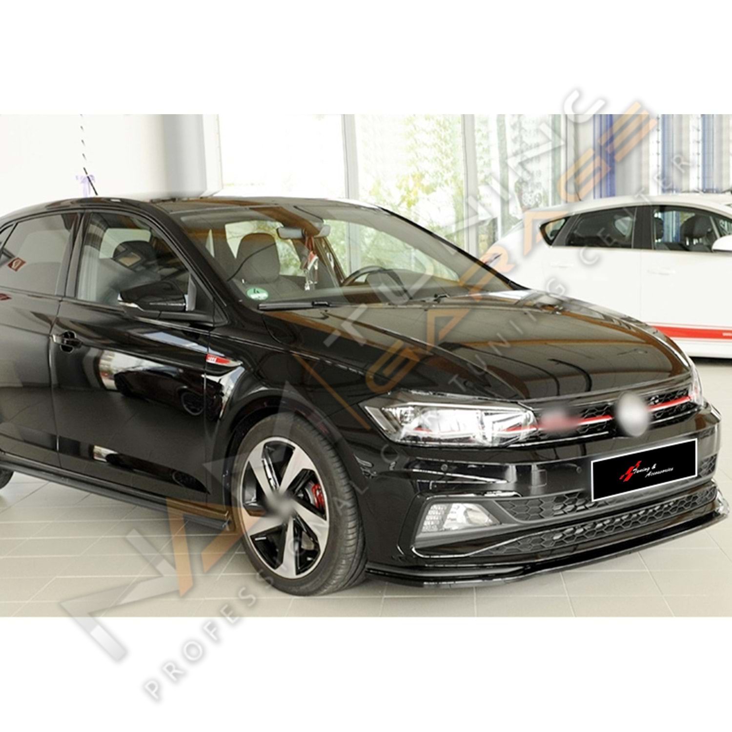 Polo Mk6 GTİ Ön Lip 2018+ Parlak Siyah