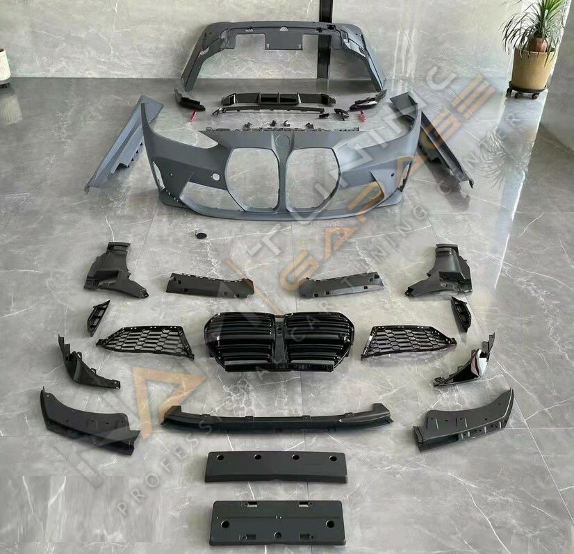 BMW G22 M4 Body Kit (Ön Arka Tampon Marşpiyel Panjur) 2 Kapı