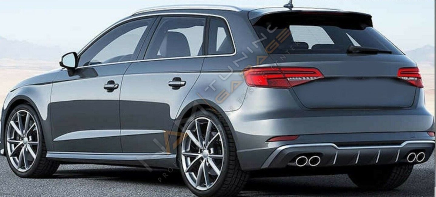 AUDİ A3 2016-2020 HATCHBACK IÇIN UYUMLU S3 DİFÜZÖR