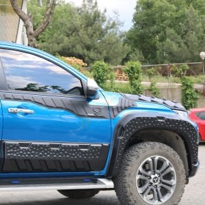 Mitsubishi L200 Çamurluk Kaplama Dodik 2019+ 8 parça Geniş Tip