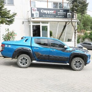 Mitsubishi L200 Çamurluk Kaplama Dodik 2019+ 8 parça Geniş Tip