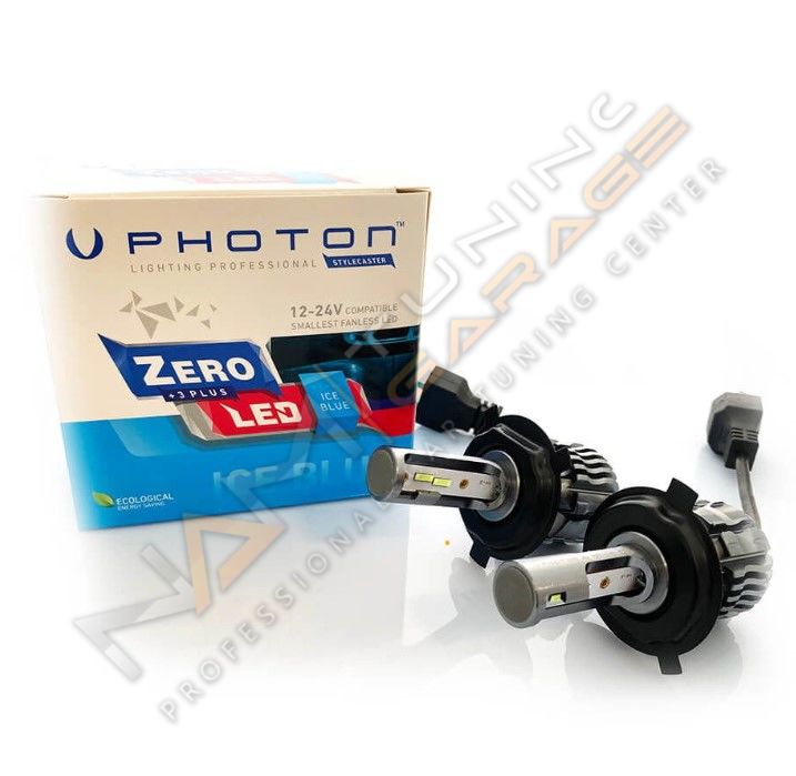 Photon Zero H4 Buz Mavisi +3 Plus Fansız Led