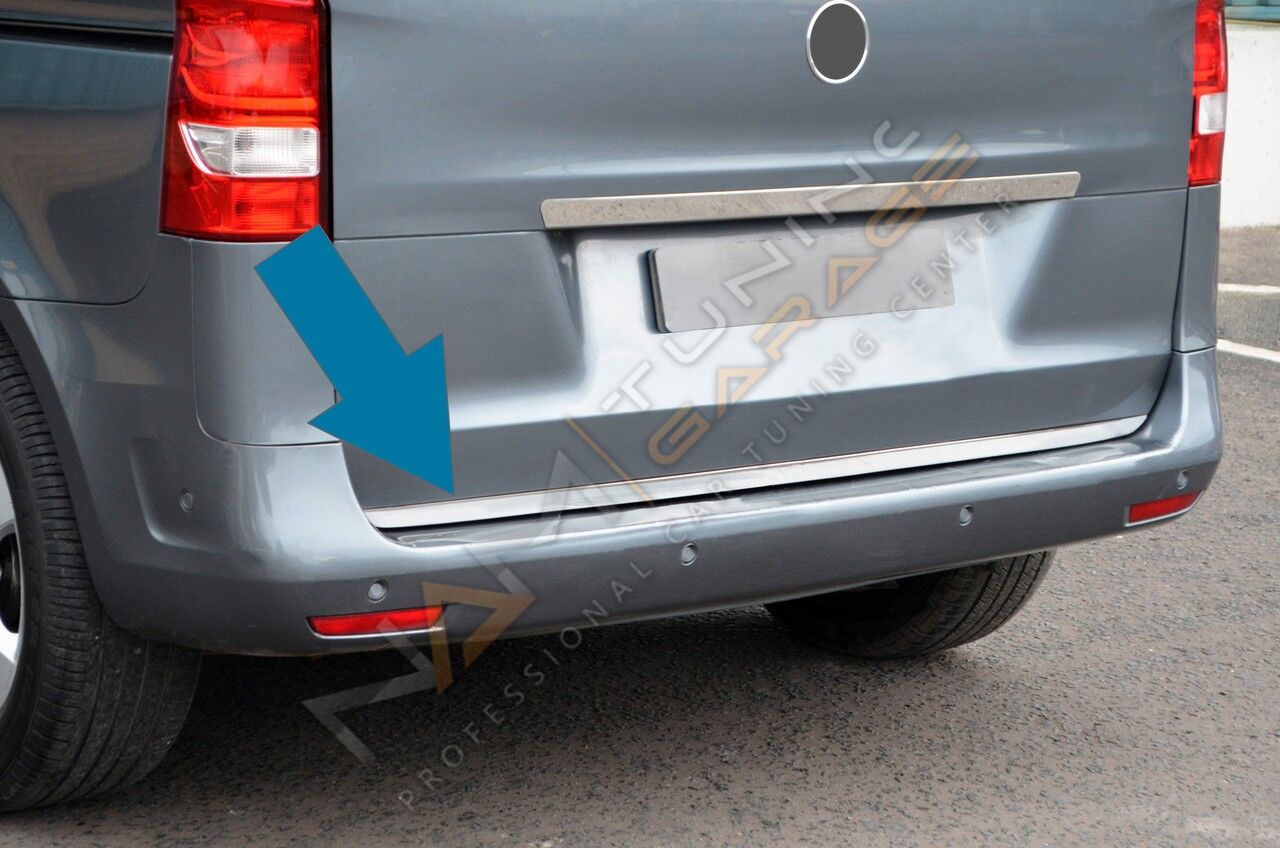 Mercedes Vito Krom Bagaj Alt Çıtası 2014+ Paslanmaz Çelik