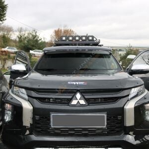Mitsubishi L200 Ön Cam Güneşliği 2019+ Parlak Siyah