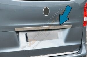 Mercedes Vito Krom Bagaj Orta Çıtası 2014 Sonrası Paslanmaz Çelik