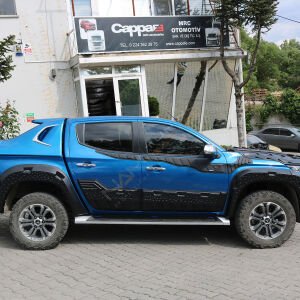 Mitsubishi L200 Yarasa Kapı Kaplama 6 Parça 2019+