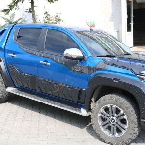 Mitsubishi L200 Yarasa Kapı Kaplama 6 Parça 2019+