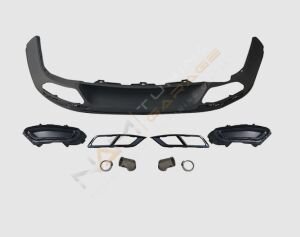 PASSAT B8 RLINE ARKA TAMPON DİFÜZÖR 2015+ UYUMLU