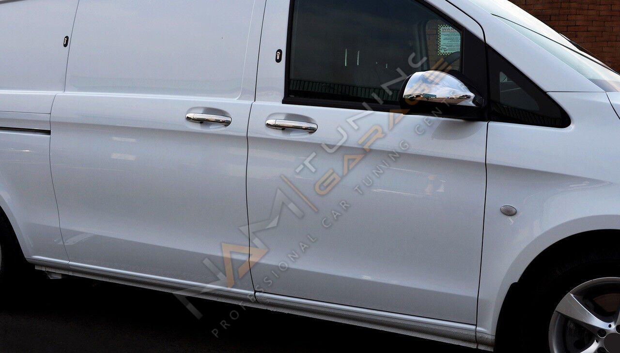 Mercedes Vito Krom Kapı Kolu 2014+ Sensörlü Uyumlu Paslanmaz Çelik