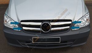 Mercedes Vito Krom Ön Panjur 2010-2014 Paslanmaz Çelik