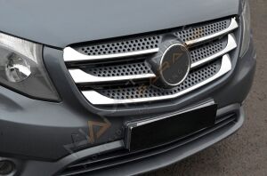 Mercedes Vito Ön Panjur Kromu 2014+ Paslanmaz Çelik