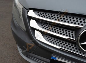 Mercedes Vito Ön Panjur Kromu 2014+ Paslanmaz Çelik